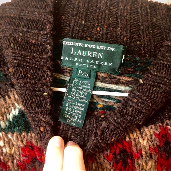 SOLD - Ralph Lauren Fair Isle Sweater - Picture 6 of 7